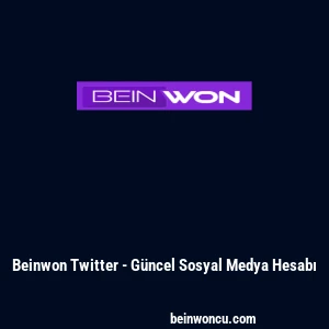 Beinwon Twitter - G&uuml;ncel Sosyal Medya Hesabı